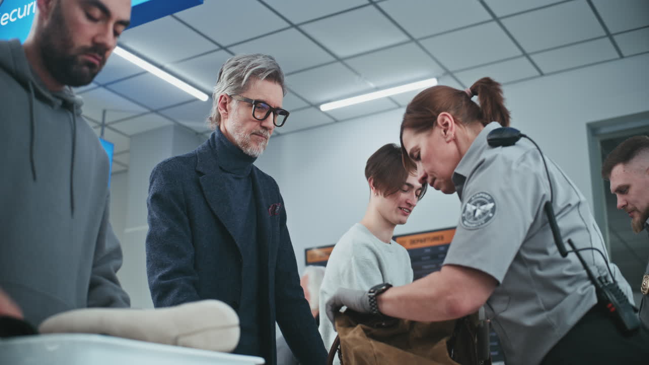 control de seguridad del aeropuerto