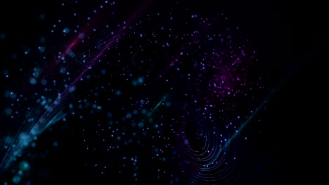 partículas de discoteca de fondo con luces. partículas de neón