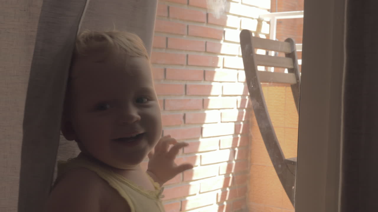 Funny siblings playing together at home