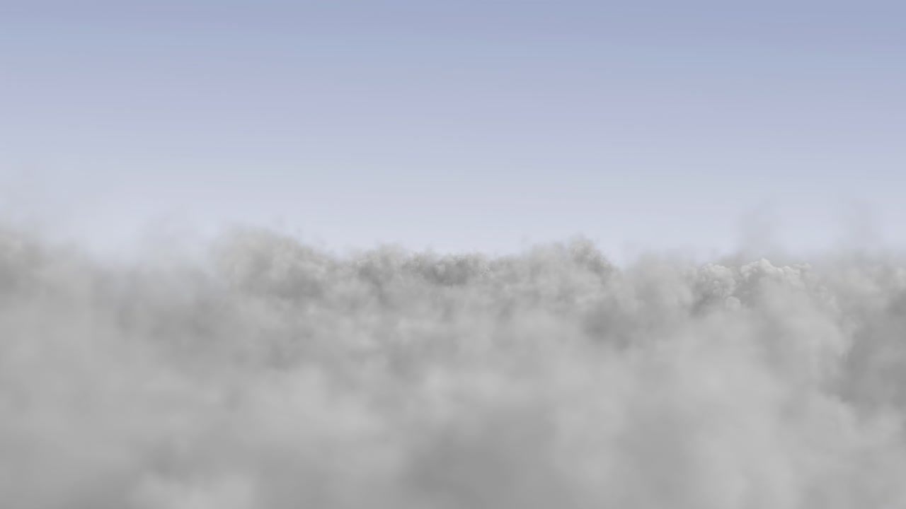 두꺼운 회색 구름