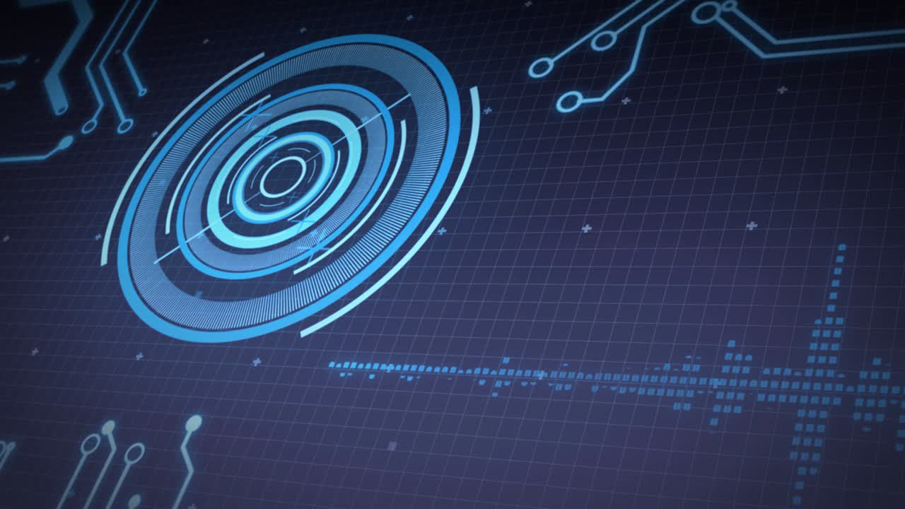 범위 스캐닝, 프로세서 요소 및 그리드 상의 데이터 처리 애니메이션