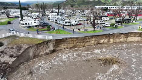 pan de río y destrucción de rv park