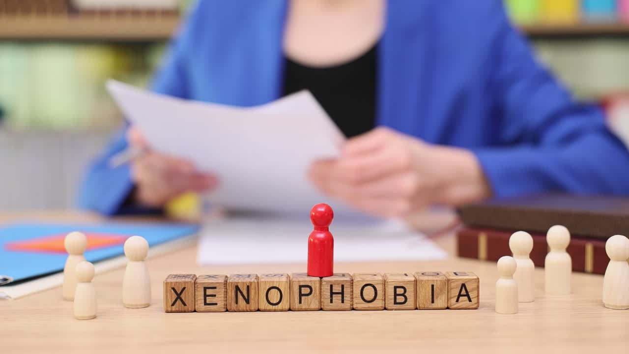 Xenophobia and Intolerance Concept