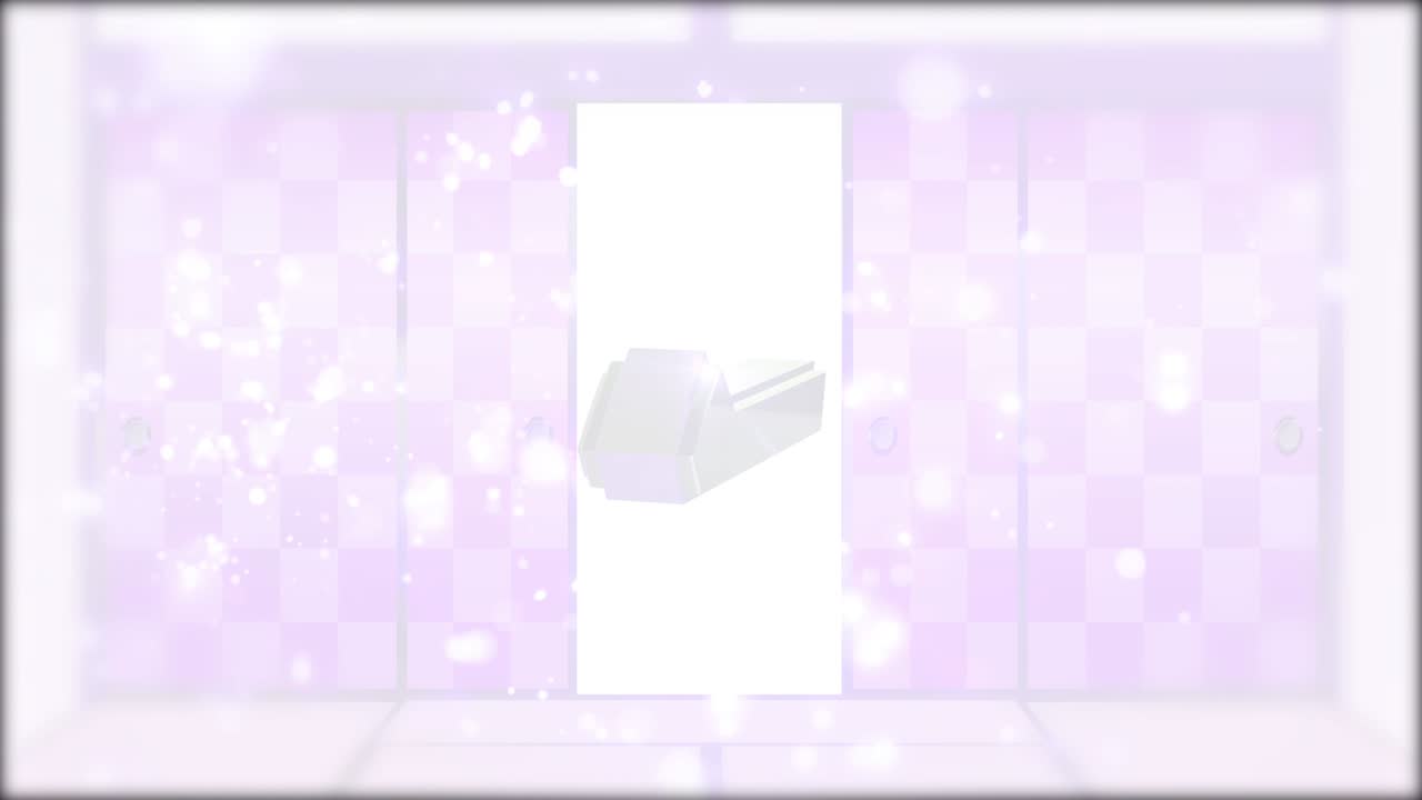 일본 스타일 슬라이드 문 3 초 카운트 다운 애니메이션