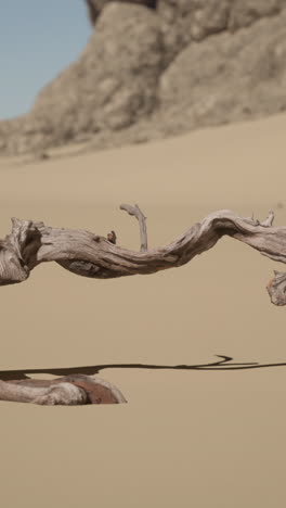 driftwood in the desert