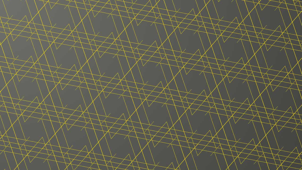 Geometric pattern 4k motion animation where lines and shapes intersect with each other to form new patterns on gray with copy space. Use background for logo. Simple motion animation concept