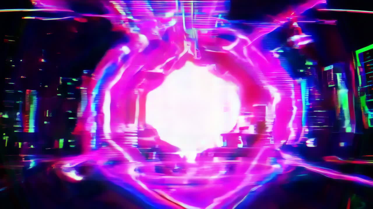 arte de glitch abstracto