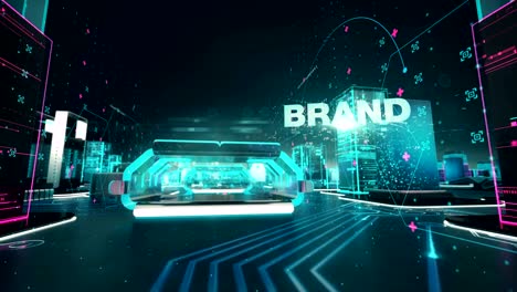 target audience with digital technology concept