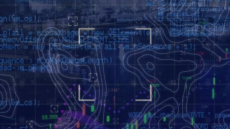Animation of data processing over office