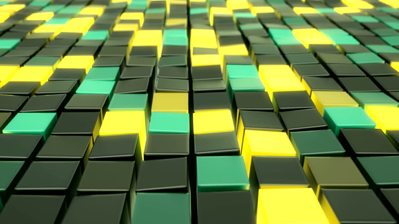 cubos poligonales. animación de bucle sin costuras.