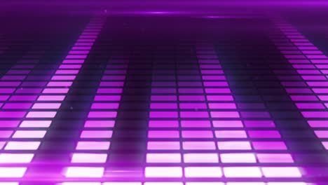visualizador de áudio rosa roxo