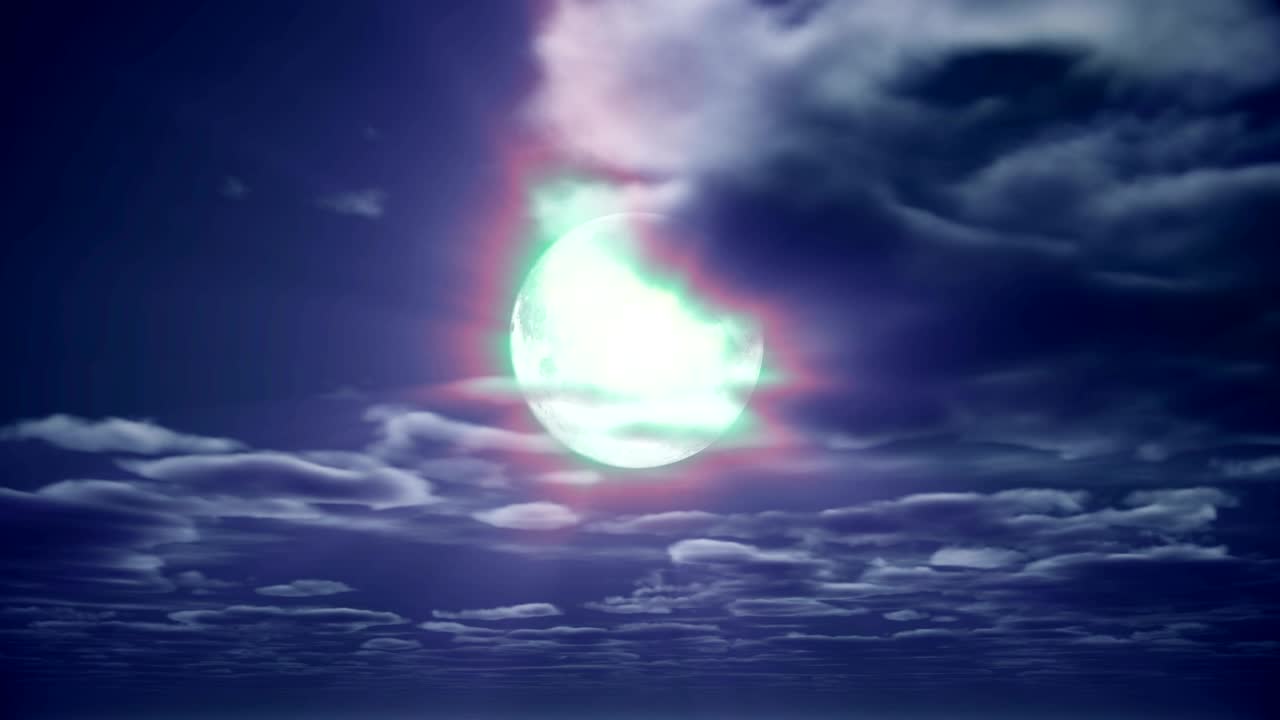 보름달 밤하늘 4k