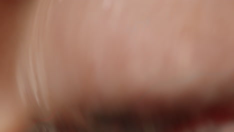 close-up of a human eye