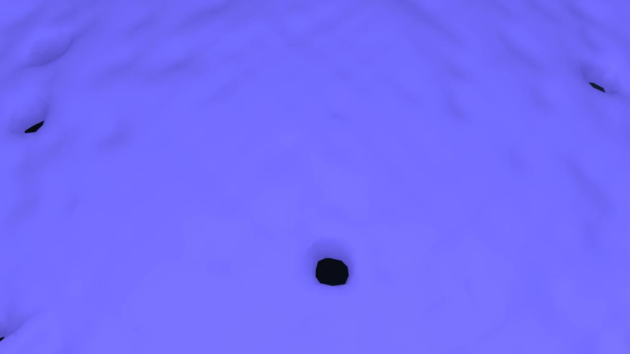 Sprawling low poly balls