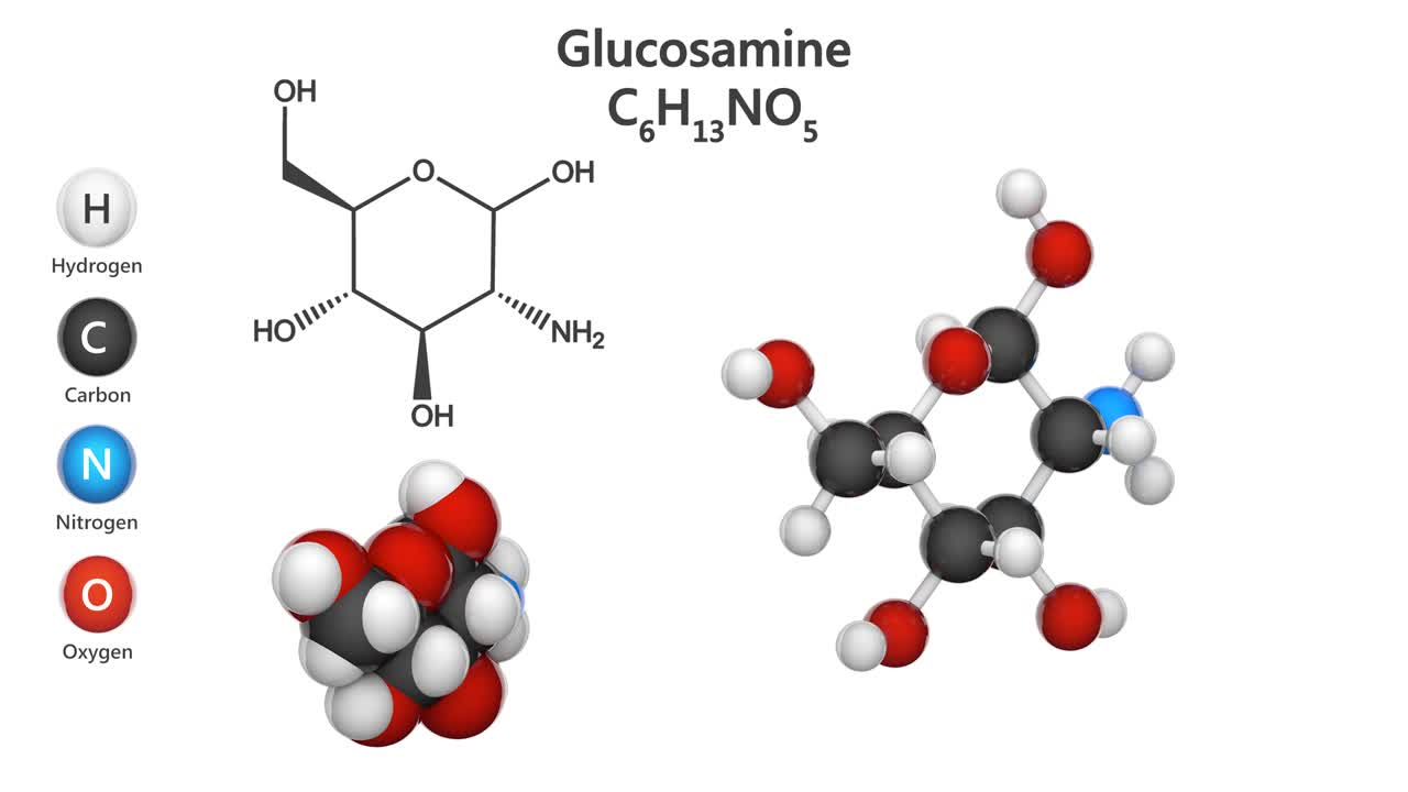 글루코사민 (c6h13no5) - 이없는 루프