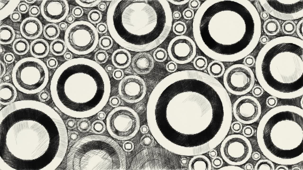 dibujo en blanco y negro de fondo abstracto