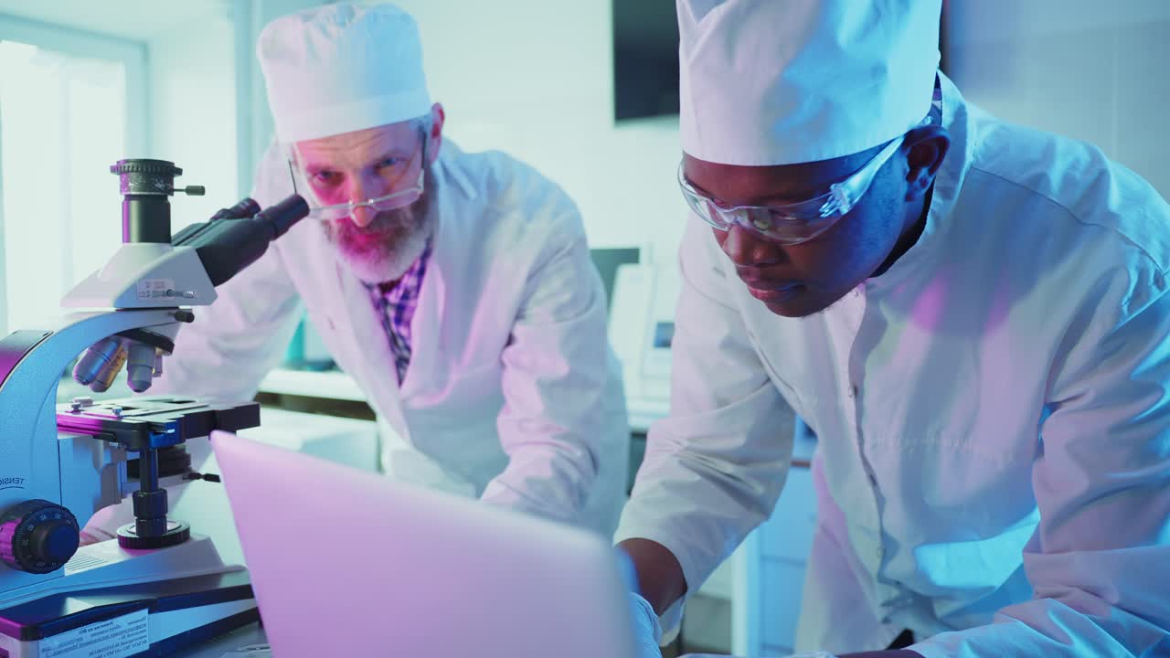 Diverse Scientists Collaborating in a Modern Laboratory
