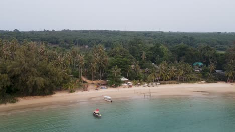 Aerial-View-Of-Ao-Suan-Yai-Beach-At-Koh-Mak-Island