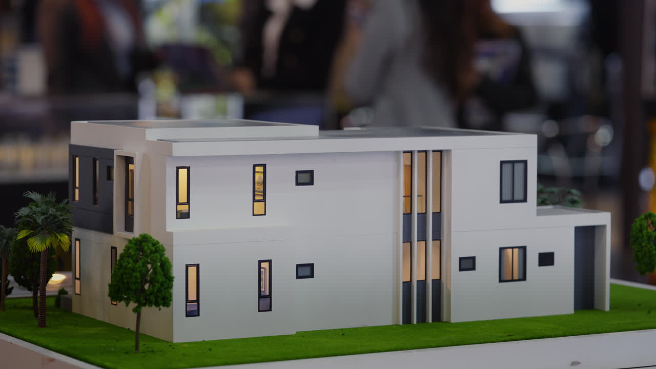 Model of a modern house
