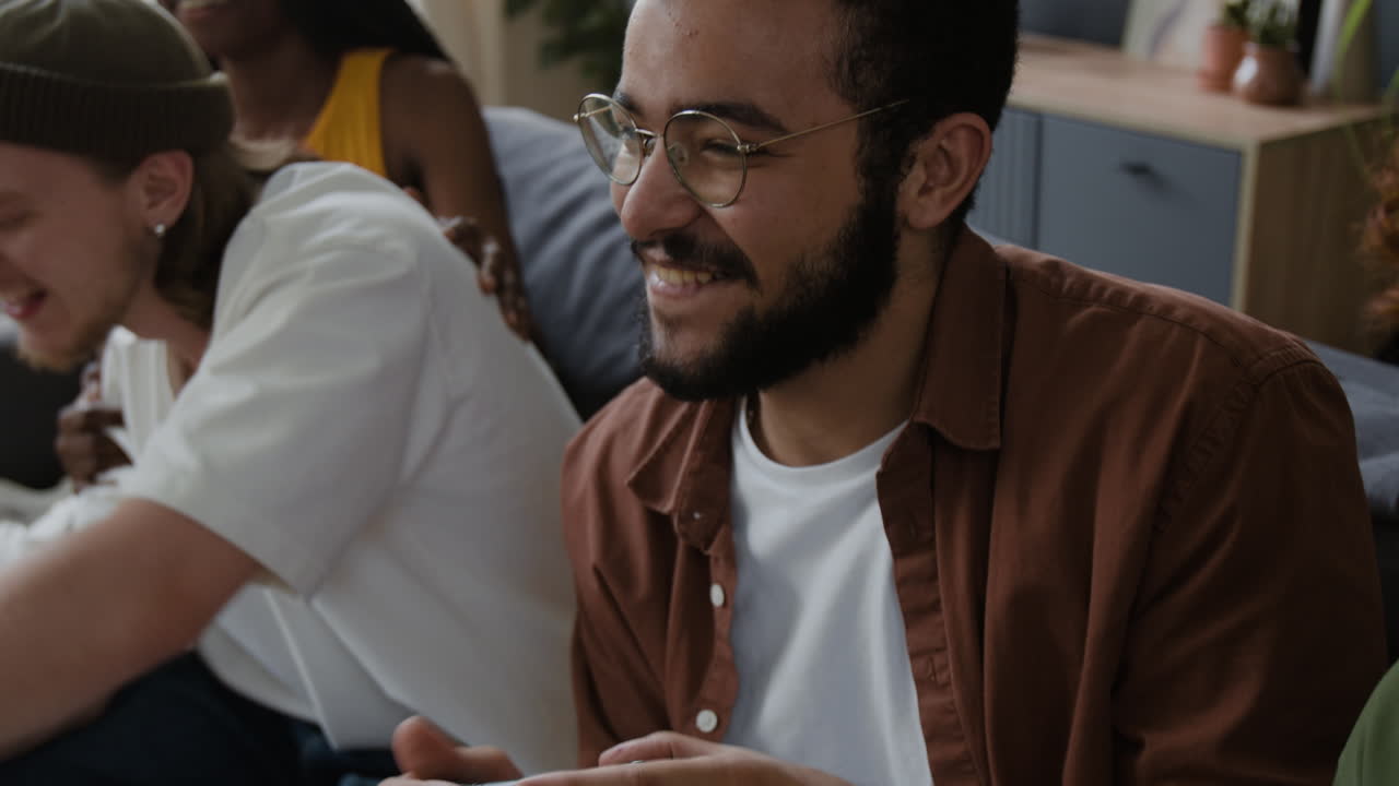 Friends Enjoying Video Games Together