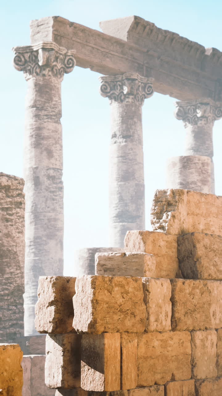 antiguas ruinas de un templo