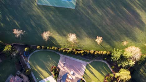 4k-Vogelperspektive-Aus-Der-Luft-Des-öffentlichen-Parks