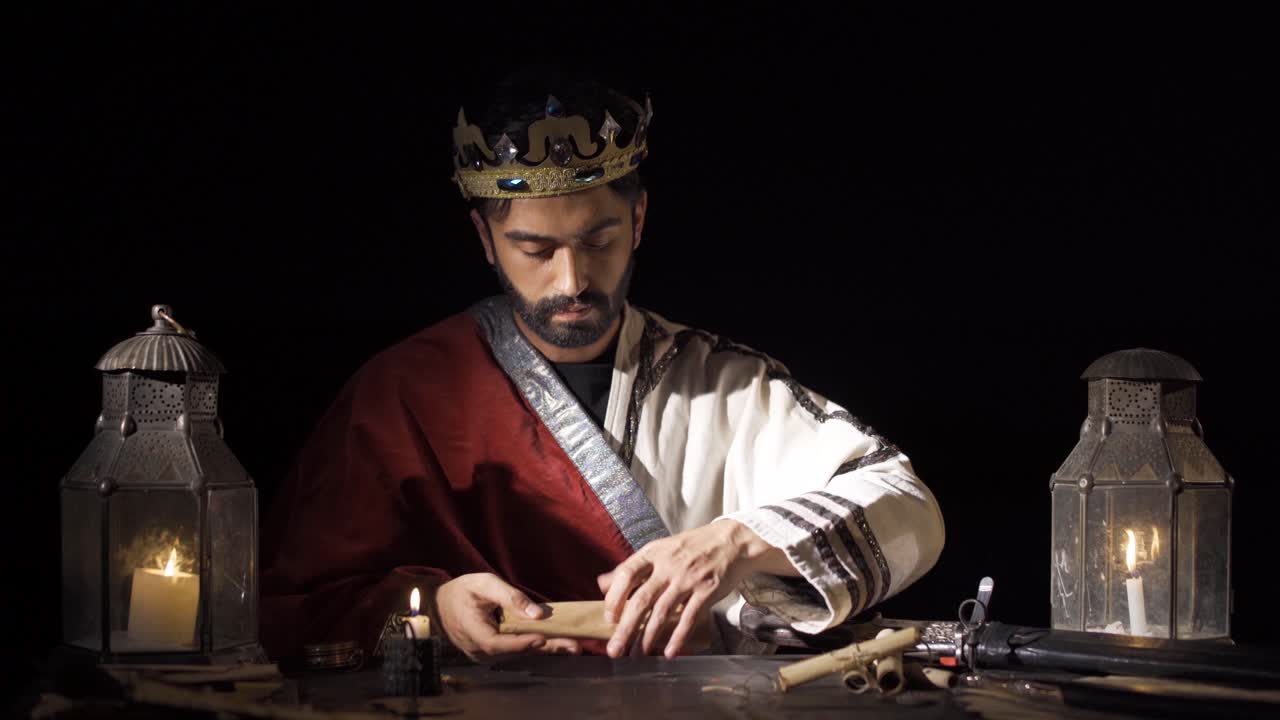 sellando cartas en la época romana.