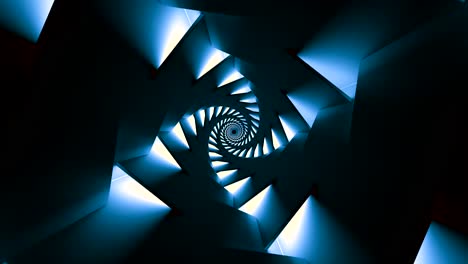 abstract spiral tunnel