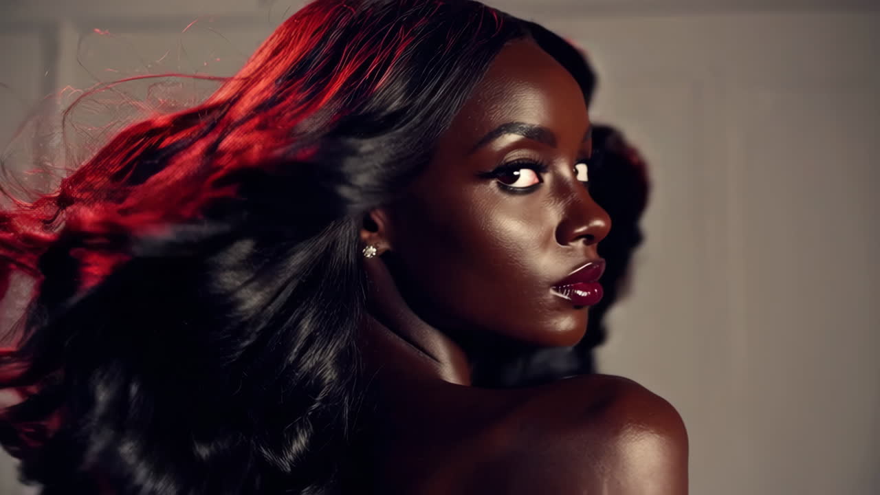 Beautiful Black Woman Portrait