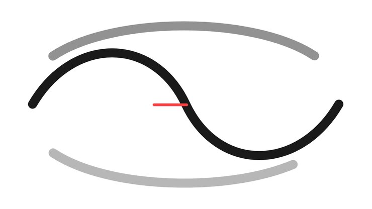 Minimalist Animation of an Eye Drawing on White Background