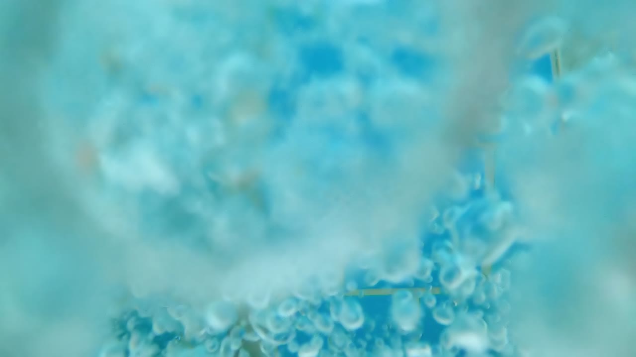 버블 풀, 추상적 개념에서 수중 거품을 닫습니다.