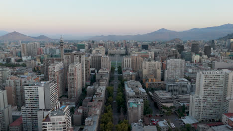 Luftaufnahme-Von-Santiago-De-Chile-La-Moneda-Auf-Reisen