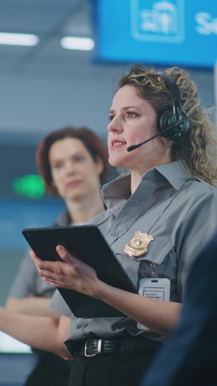 oficial de seguridad del aeropuerto