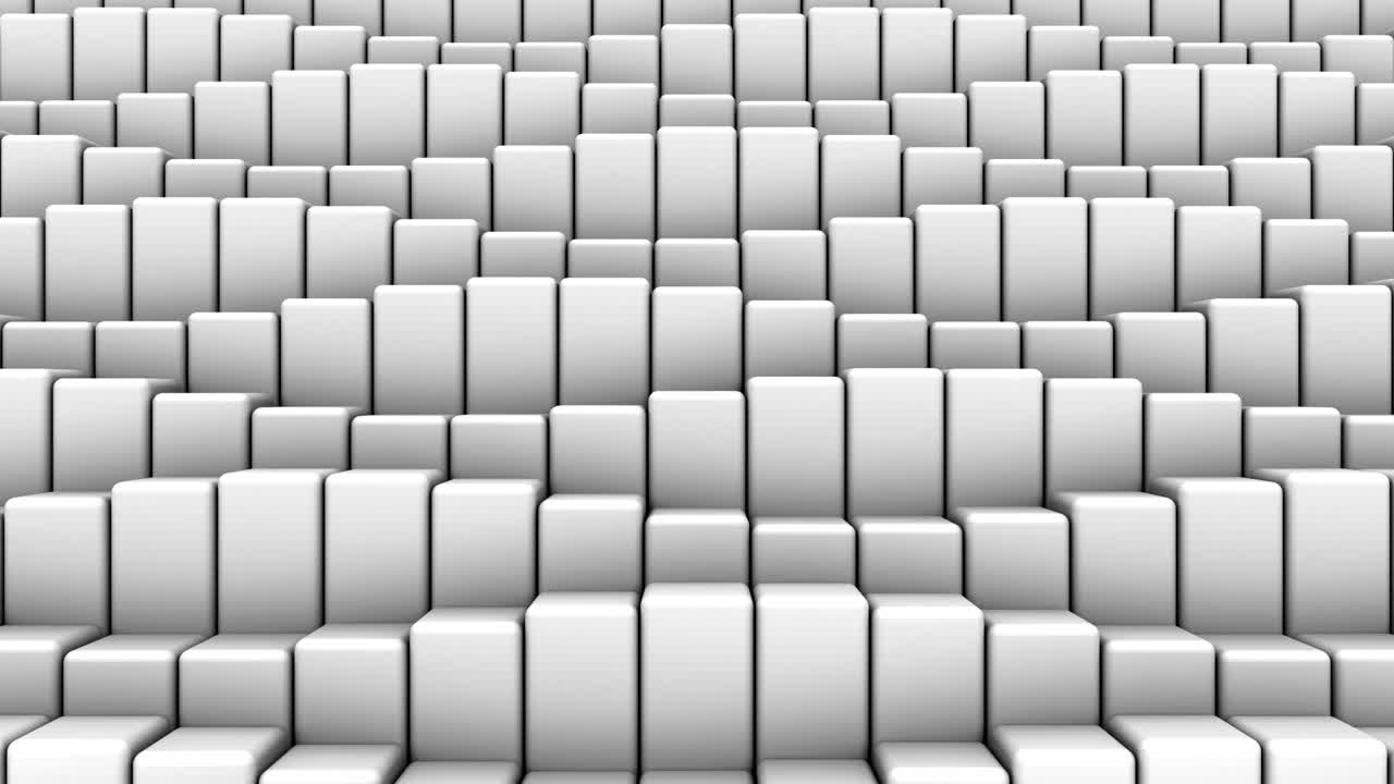 las cajas forman una onda