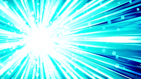 starburst rays in space. cartoon beam loop animation. future technology concept background. explosion star with lines.