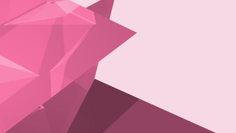 Forma-De-Diamante-Rosa-Sobre-Fondo-Rosa-Claro