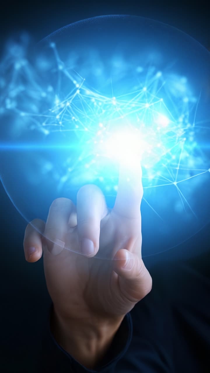 Visualización de la conectividad: Un vistazo al reino de la interacción de datos a través de interfaces digitales y la fusión de tecnología y creatividad