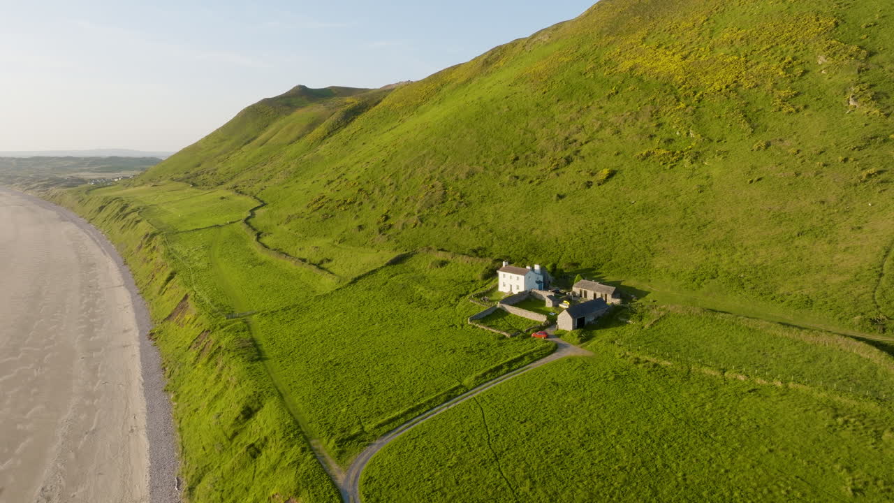 Coastal Farm on a Hillside