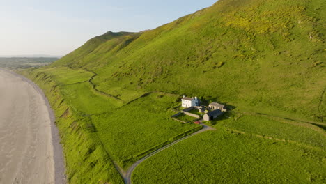 coastal farm on a hillside