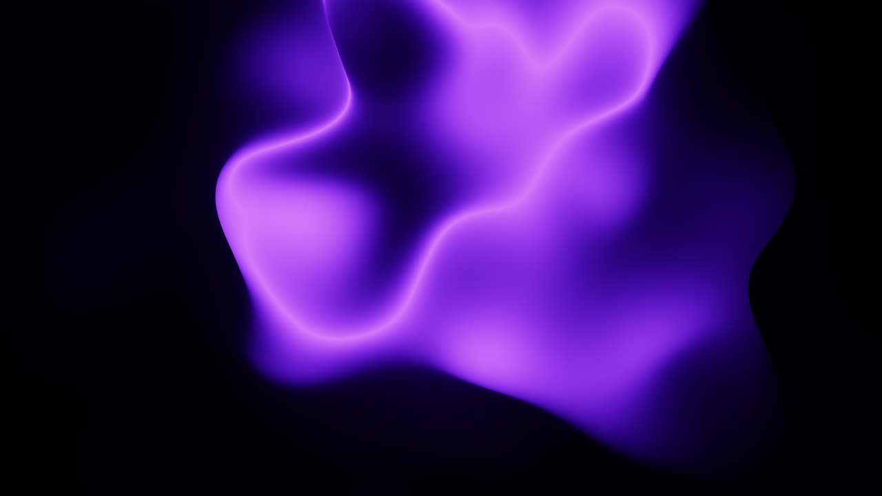 Twisted purple liquid waves pattern on black gradient
