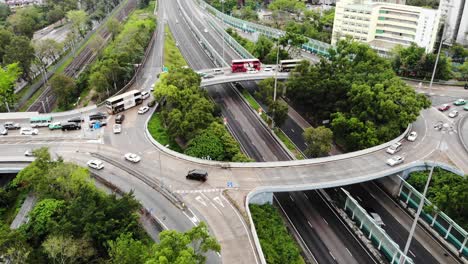 experimente una vista completa del tráfico urbano con estas imágenes aéreas diurnas