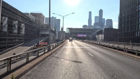 a drive through melbourne's urban roads and tunnels