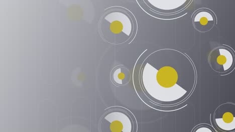 fondo de forma geométrica, plantilla de fondo moderna para documentos, informes y presentaciones. animación de bucle sin costuras de 4k