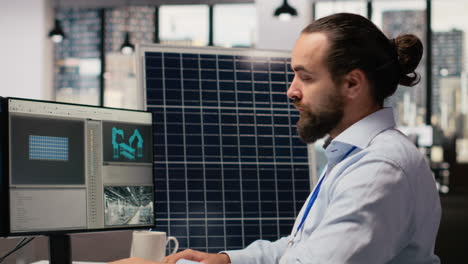 rd department researcher using machine learning tech to study solar green energy