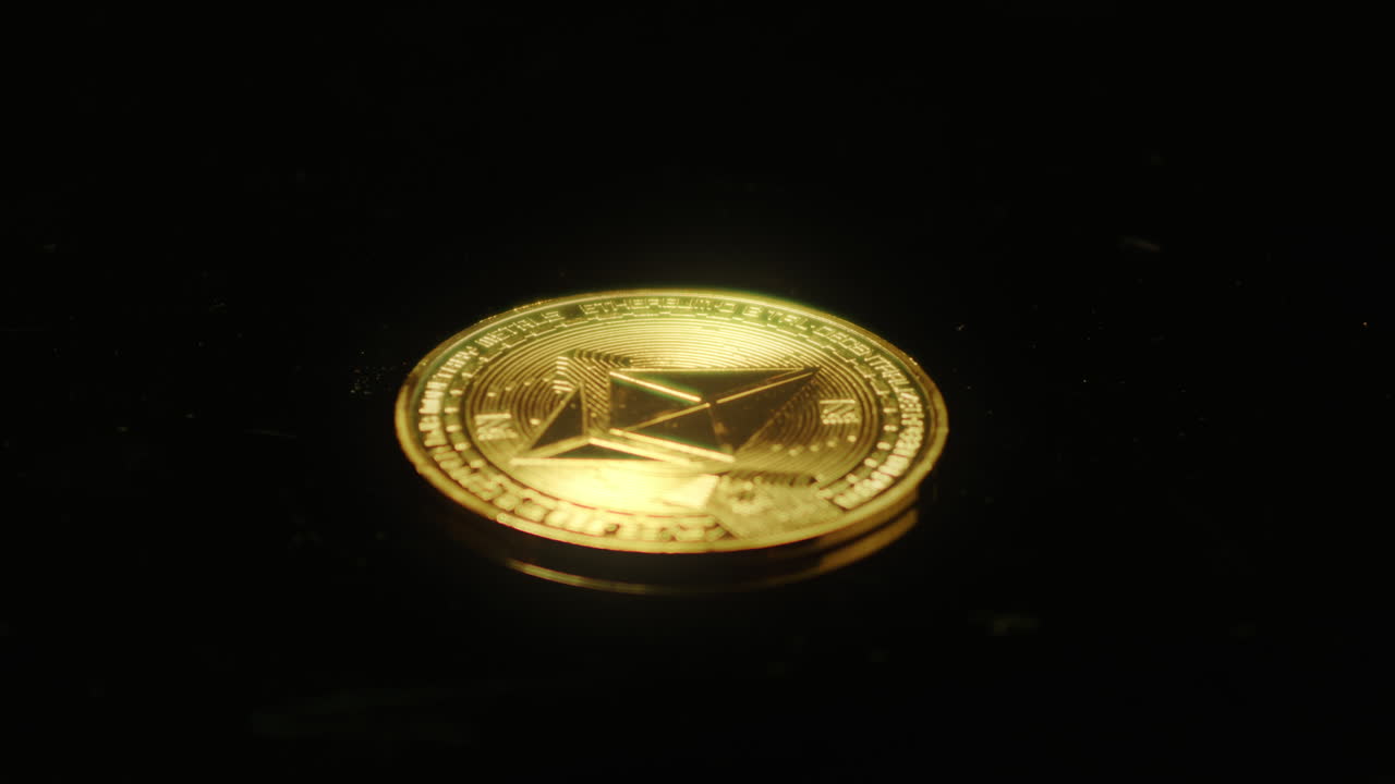 moneta ethereum d'oro