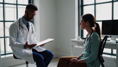 doctor and patient consultation
