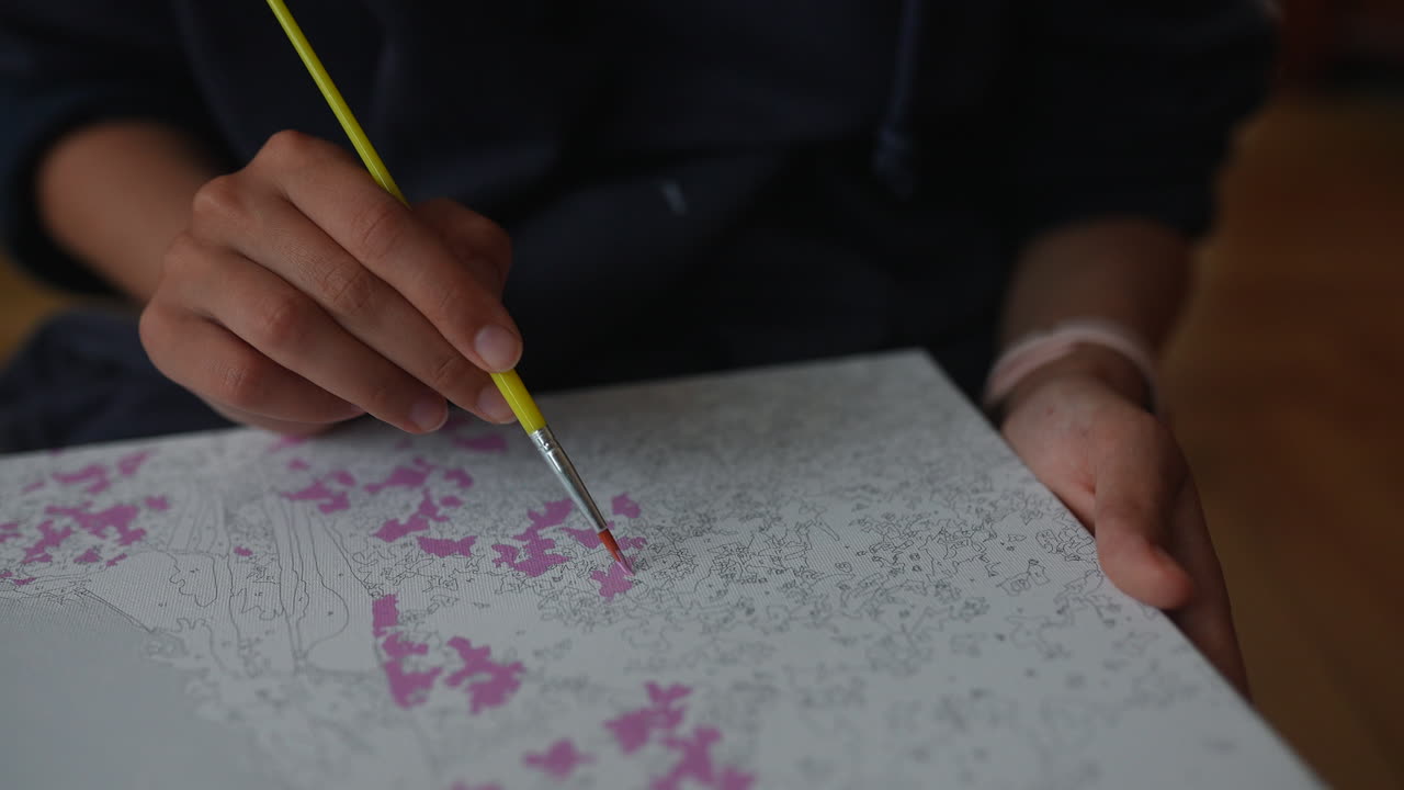 질로 그림을 그리는 사람