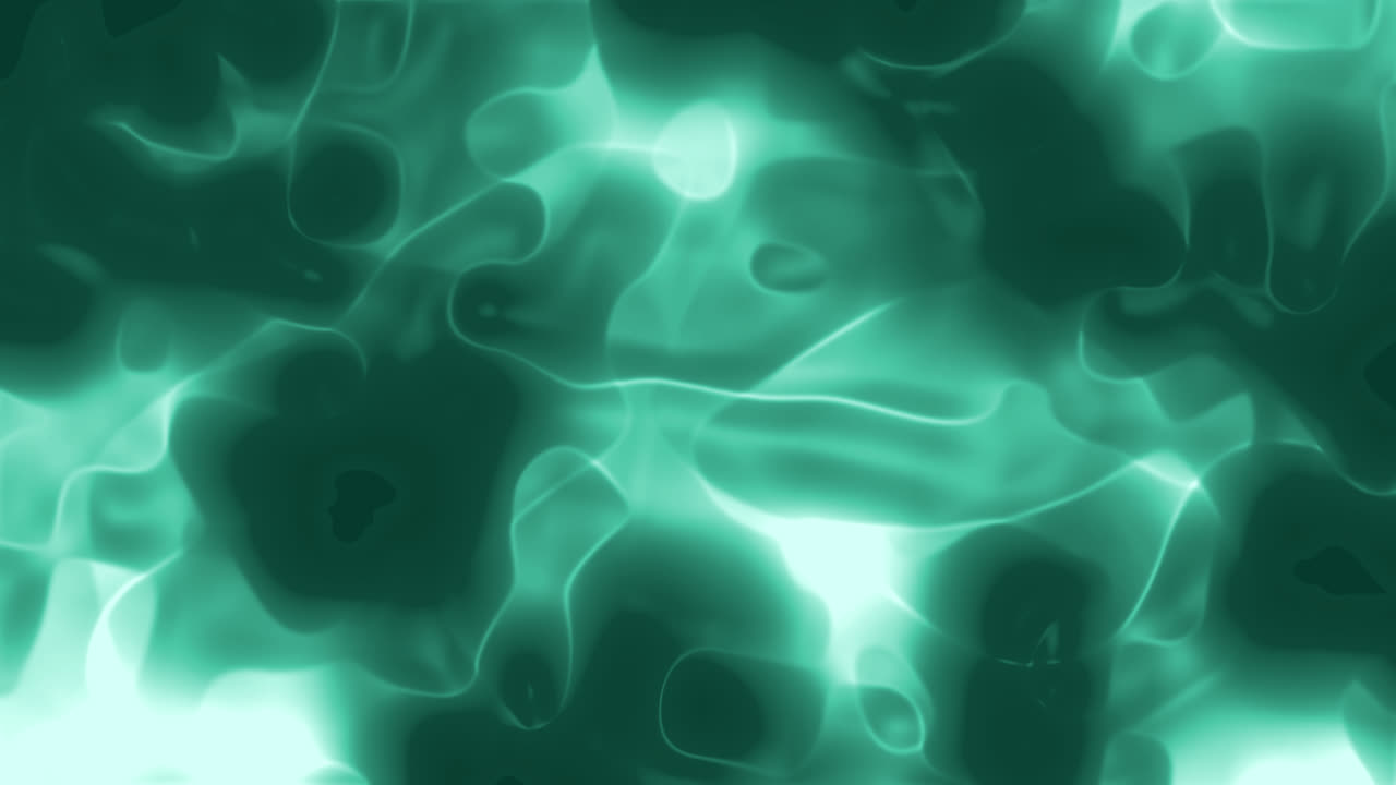 Sfondo astratto con movimento fluido luminoso color verde acqua