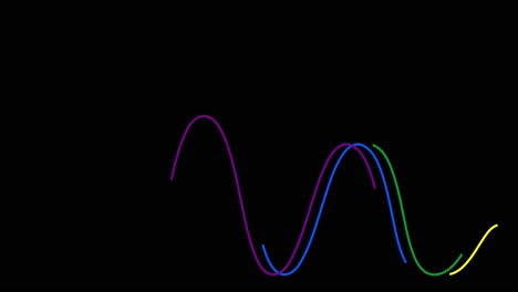 líneas de orgullo gay abriendo gráficos