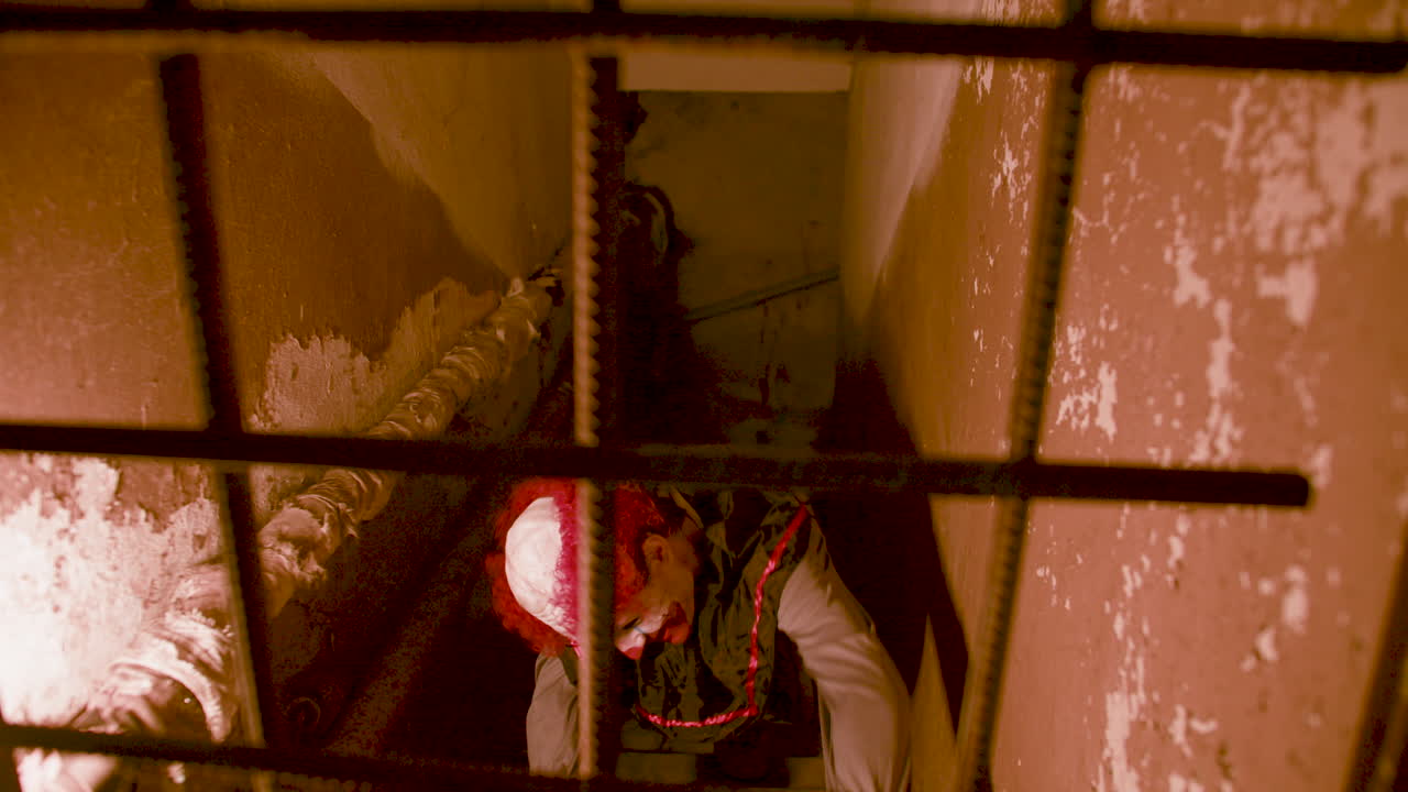 버려진 집에서 무서운 조롱거리